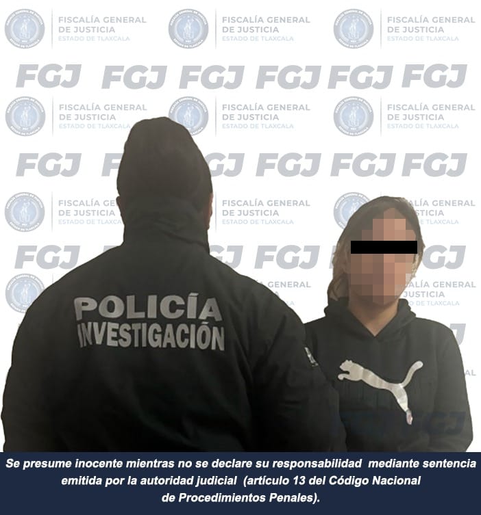 Cumplimenta FGJE orden de aprehensión en contra de mujer por robo calificado